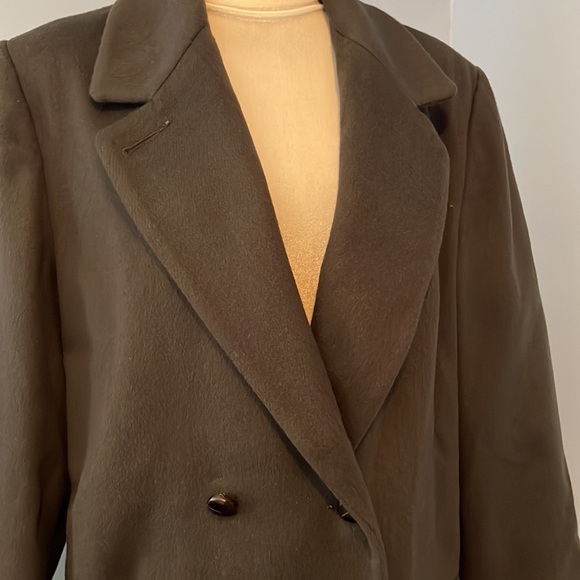 Women’s Forecaster  75%wool blend heavy coat, army green color, size 14, $40 - Picture 2 of 9